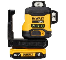 Лазерний нівелір DeWALT 18В XR Li-Ion, зелений промінь, 2Ah, ЗУ, кейс (DCLE34031D1)