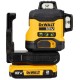 Лазерний нівелір DeWALT 18В XR Li-Ion, зелений промінь, 2Ah, ЗУ, кейс (DCLE34031D1)