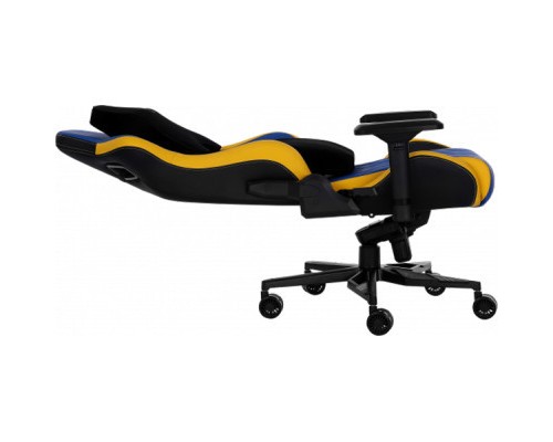Крісло ігрове GT Racer X-0724 Blue/Yellow