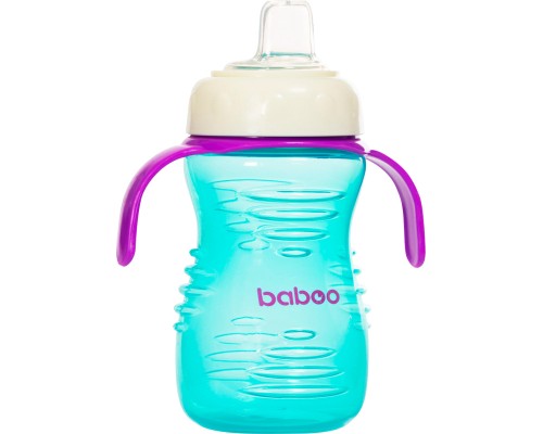 Поїльник-непроливайка Baboo із силіконовим носиком, 260 мл, 6+ міс (м'ята) (8-124)