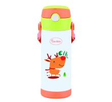 Термос Con Brio з трубочкою 350 мл Лось (CB-391-elk)