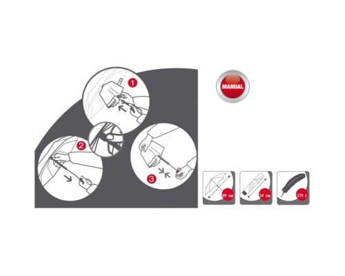 Парасоля Knirps A.050 Medium Manual Breathe (Kn95 7050 8566)