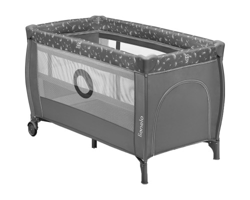 Дитячий манеж Lionelo Stefi Plus Grey White (LO-STEFI PLUS GREY WHITE)