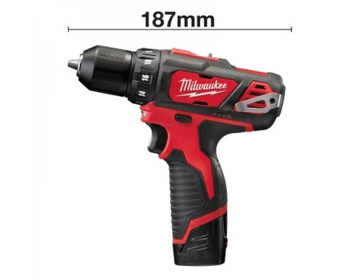 Шуруповерт Milwaukee M12 BDD-202C, 30 Нм (4933441915)