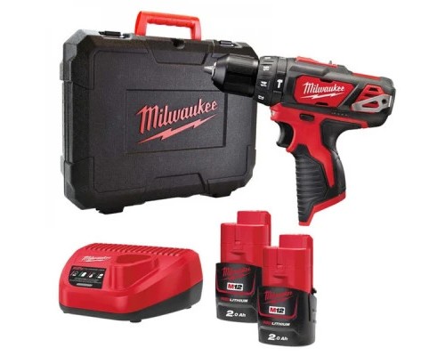 Шуруповерт Milwaukee M12 BDD-202C, 30 Нм (4933441915)