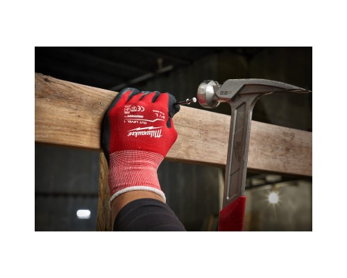 Захисні рукавиці Milwaukee з опором порізам 1 рівня, зимові, 8/M (4932471343)