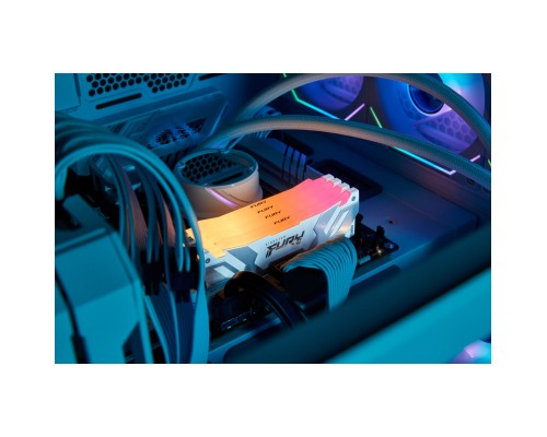 Модуль пам'яті для комп'ютера DDR5 64GB (2x32GB) 6000 MHz Renegade RGB White XMP Kingston Fury (ex.HyperX) (KF560C32RWAK2-64) Модуль пам'яті для комп'ютера DDR5 64GB (2x32GB) 6000 MHz Renegade RGB White XMP Kingston Fury (ex.HyperX) (KF560C32RWAK2-64)