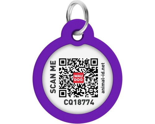 Адресник для тварин WAUDOG Smart ID з QR паспортом 