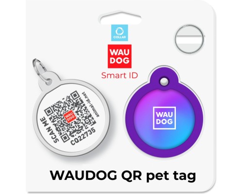 Адресник для тварин WAUDOG Smart ID з QR паспортом 