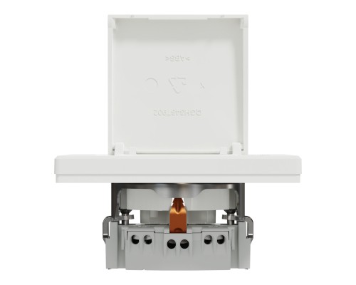 Розетка Schneider Electric ASFORA з кришкою, біла (EPH3100121)