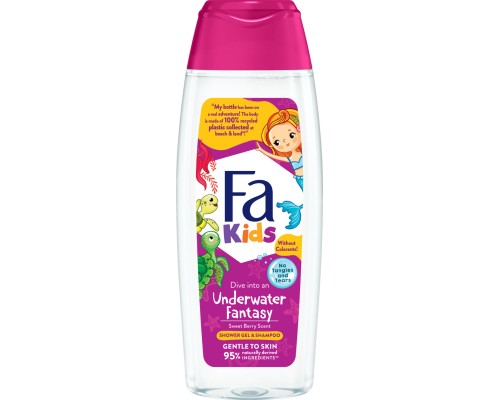 Дитячий гель для душу Fa Kids Русалонька для дівчаток 250 мл (9000100662550)