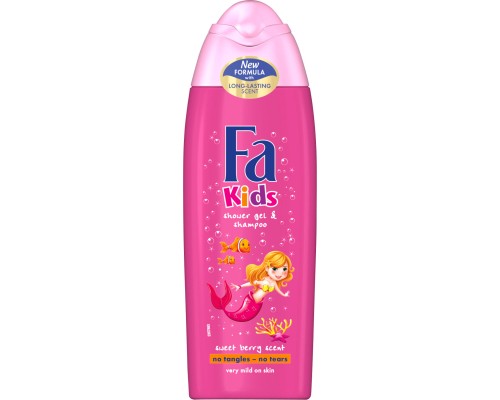 Дитячий гель для душу Fa Kids Русалонька для дівчаток 250 мл (9000100662550)