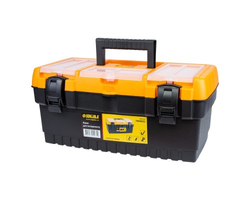 Ящик для інструментів Sigma набір 4в1 320x155x139мм, 413x212x186мм, 486x267x242мм, 564x310x310мм (7404011)