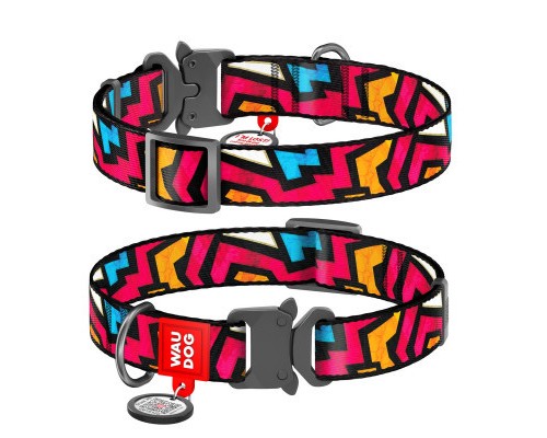 Нашийник для тварин WAUDOG Nylon з QR паспортом 