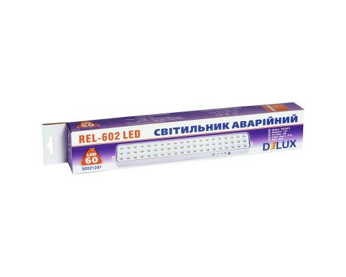 Світильник Delux REL-602 (3.7V2Ah) 60 LED 4W (90021261)