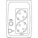 Пристрій безперебійного живлення Marsriva MR-UF800 480W (MR-UF800)