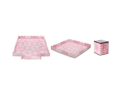 Дитячий килимок MoMi пазл Zawi 150 х 150 см Pink (MAED00012)