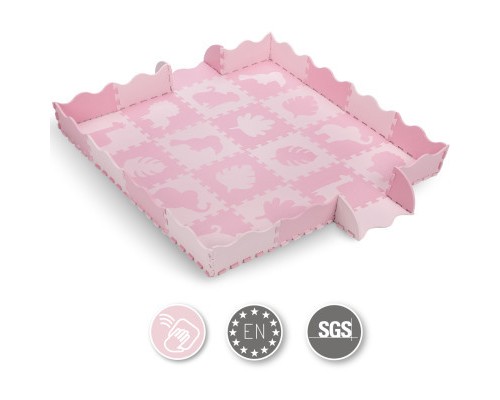 Дитячий килимок MoMi пазл Zawi 150 х 150 см Pink (MAED00012)