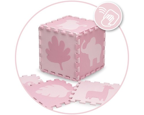 Дитячий килимок MoMi пазл Zawi 150 х 150 см Pink (MAED00012)