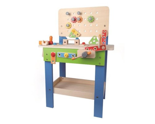 Ігровий набір Hape станок з інструментами Верстак майстра (E3000)