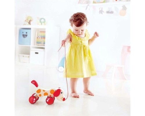 Каталка Hape дерев'яна Песик (E0347)