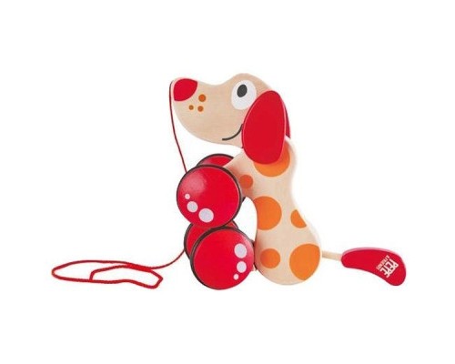 Каталка Hape дерев'яна Песик (E0347)