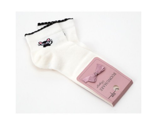 Шкарпетки дитячі BNM з котиком (M0C0201-0138-5G-beige)