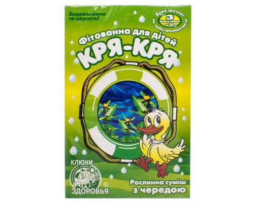 Трави Ключі здоров'я Фітована 1 Кря-кря з чередою 3 по 30г (4820072670224) Трави Ключі здоров'я Фітована 1 Кря-кря з чередою 3 по 30г (4820072670224)