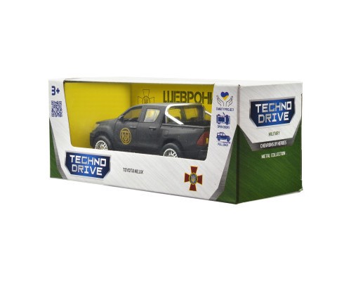 Машина TechnoDrive серії Шеврони Героїв - Toyota Hilux - Спартан (KM6118)