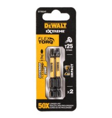 Набір біт DeWALT IMPACT TORSION, ударні, T25, L=57 мм, 2 шт (DT70534T)