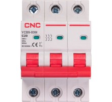 Автоматичний вимикач CNC YCB9-80M 3P C20 6ka (NV821532)