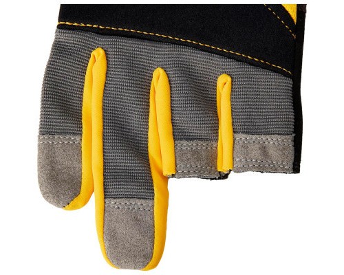 Захисні рукавиці DeWALT частково відкриті, розм. L/9, з накладками на долоні (DPG214L)