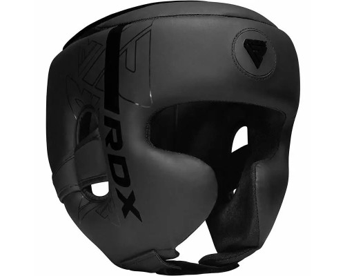 Боксерський шолом RDX F6 KARA Matte Black L (HGR-F6MB-L)