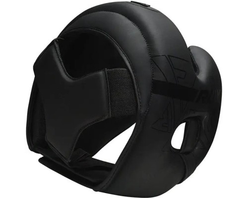 Боксерський шолом RDX F6 KARA Matte Black L (HGR-F6MB-L)