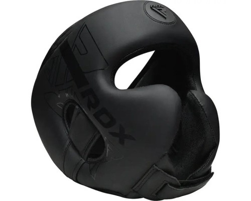 Боксерський шолом RDX F6 KARA Matte Black L (HGR-F6MB-L)