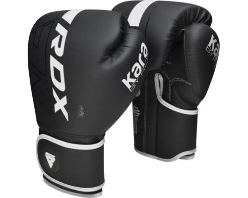 Боксерські рукавички RDX F6 Kara Matte White 16 унцій (BGR-F6MW-16OZ)