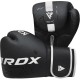 Боксерські рукавички RDX F6 Kara Matte White 16 унцій (BGR-F6MW-16OZ)