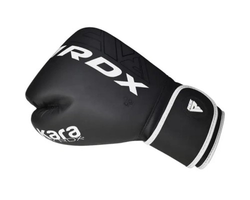 Боксерські рукавички RDX F6 Kara Matte White 16 унцій (BGR-F6MW-16OZ)