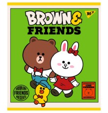Зошит Yes А5 Line Friends 12 аркушів лінія (766806)
