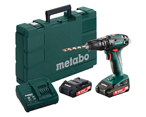 Шуруповерт Metabo SB 18 18V, 2х2Ah, 24-48Нм (602245560)