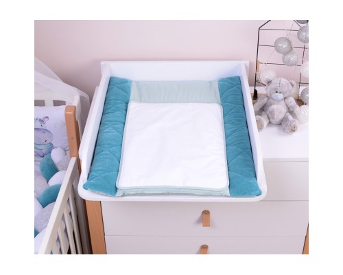 Пеленальний матрацик Верес Velour Aquamarine 50х70 см (429.01)