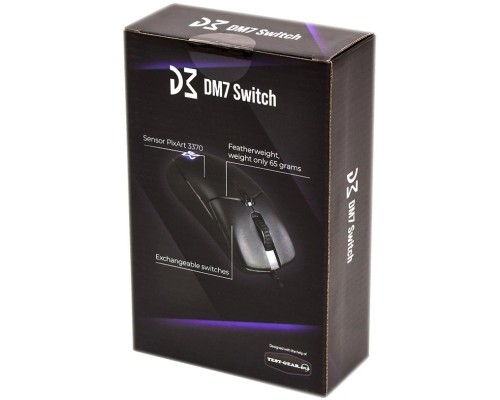 Мишка Dream Makers DM7 Switch Kailh PA 3370 Black (DM7_SWITCH.)