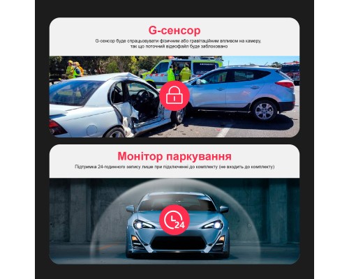 Відеореєстратор LINGDU Dash Cam LD01 + Micro SD 64GB (LD01)
