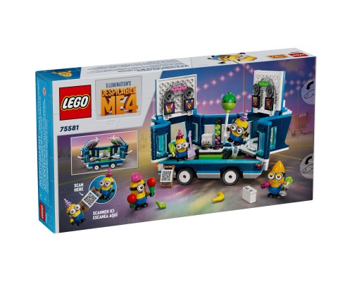Конструктор LEGO Нікчемний я 4 Музичний автобус для вечірок Посіпак 379 деталей (75581)