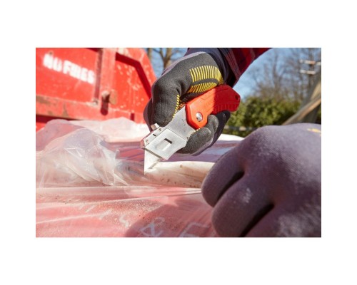 Ніж монтажний Stanley складаний, з висувним лезом для оздоблювальних робіт, 160мм. (0-10-243)