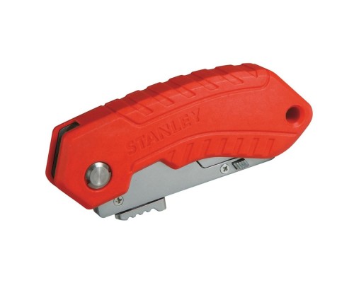 Ніж монтажний Stanley складаний, з висувним лезом для оздоблювальних робіт, 160мм. (0-10-243)