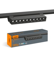 Світильник Videx TR06 15W 4100K 220V чорний (VL-TR06-154B)