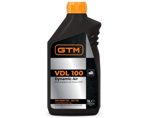 Компресорна олива GTM 1л ISO 100 (Dynamic Air)