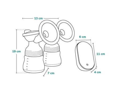 Молоковідсмоктувач Lionelo електричний Twee Go (LO-TWEE GO)