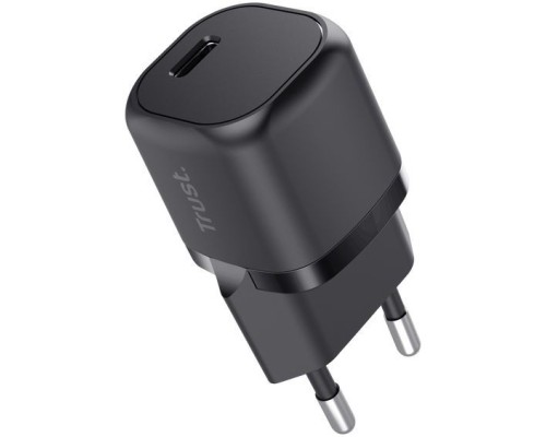 Зарядний пристрій Trust Maxo 20W USB-C PD black (25174_TRUST)